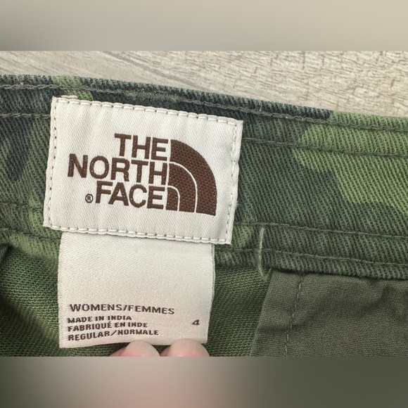 NORTH FACE PANTS HERITAGE CARGO CAMOUFLAGE ANKLE COUNTRY OUTDOOR  GORP SIZE 4 - Picture 11 of 11